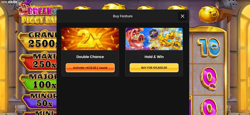 Break the piggy bank